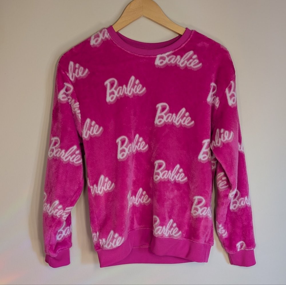 💐Barbie Pink Fuzzy Sweatshirt 💐3 For $20💐